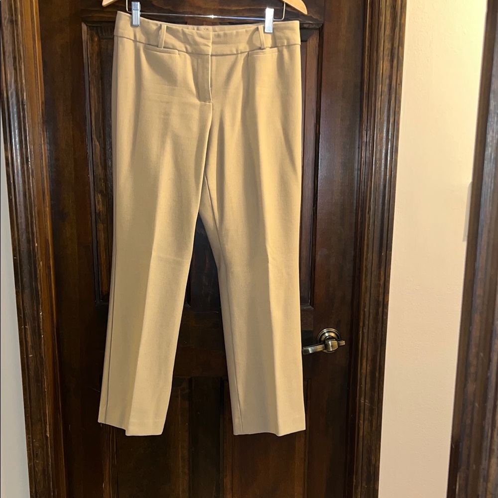 Talbots Classic Beige Straight Leg Pants